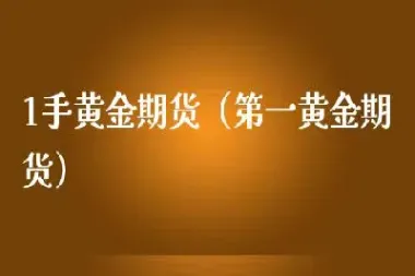 黄金期货手数据师(国际黄金期货分析师)_https://hz.meihuadianqi.com_恒指期货_第1张