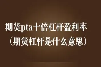 期货杠杆什么意思(期货杠杆什么意思举例)_https://hz.meihuadianqi.com_恒指期货_第1张